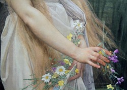 sir-galahad-deactivated20130106:  Ophelia (detail) by Jules-Joseph Lefebvre. 