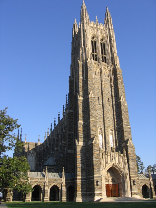 Duke University Chapel, Durham, project by Julian Abele.