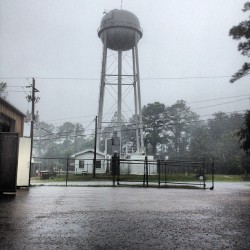 Day hurricane hits land it don&rsquo;t really rain, next day, downpours what the hell ha (Taken with Instagram)