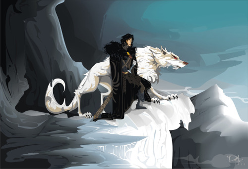 galleryofthrones:Jon Snow by ~dejan-delicA new Dejan illustration! 