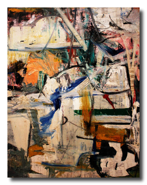 alongtimealone:  Metropolitan Museum #30 William de Kooning - Easter Monday 1955-6 (by David Lewis-Baker) 