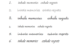 Guyssssss  Help Me Choose A Font For My Upcoming Tattooooooooo  Please C:  I Really