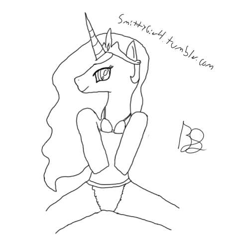 Sex Celestia in Lingerie / 30 minute art challenge pictures