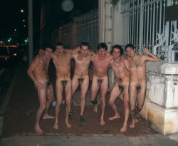 cocksnasses:  whpitout:  naked on the sidewalk