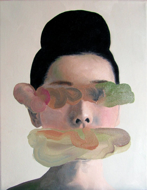 just-art:  Listen to me by Andrea Castro Oil on canvas.  