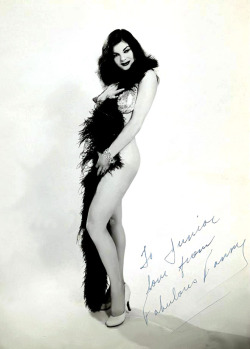 Burleskateer:   Signed Vintage 50’S-Era Promo Photo Of Fabulous Fanny..    Photo