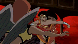 Wonder Woman vs. A bunch of other bitches… I remember screaming like a little girl the first time I watched it…which was awkward considering that I’ve had a deep voice since I was like 12. 