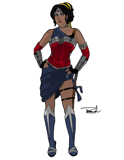 thehappysorceress:  Wonder Woman redesign by Thomas Branch 