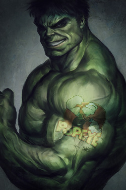 xombiedirge:  Hulk for Fun by Stanley Lau