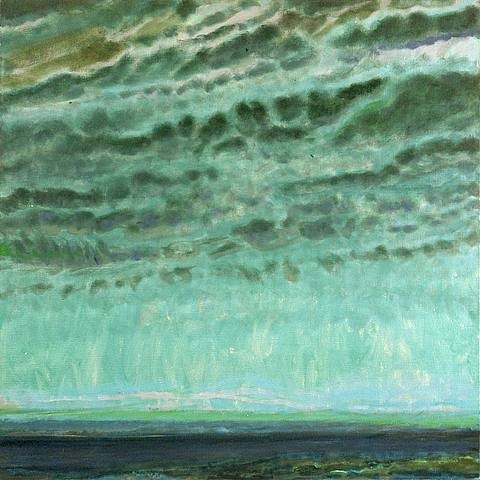 Jane Wilson（American, b.1924）
Green Sky in Autumn 2004
Oil on linen