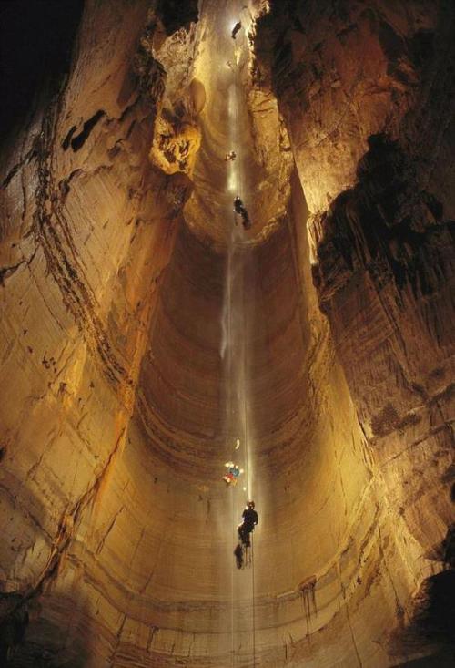 iamtravel:The Krubera Cave, AbkhaziaThe deepest known cave on Earth! O.o