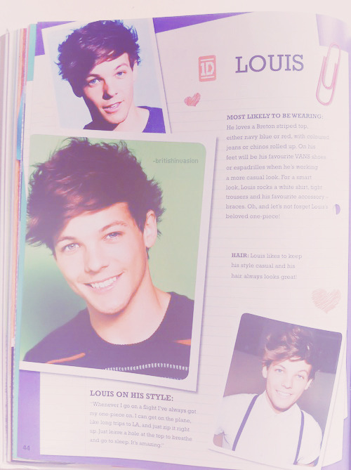 :  louis’s page from the offical annual 2013. [+] 