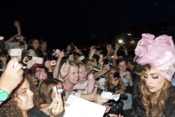 terrysdiary:  Lady Gaga arriving in Sweden.
