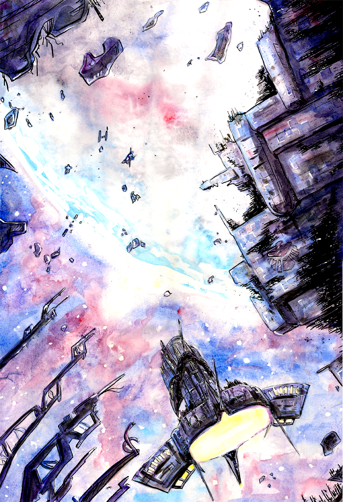 grimdarkcake:  My art for the Avengers Reverse Big Bang. Now with an awesome fic