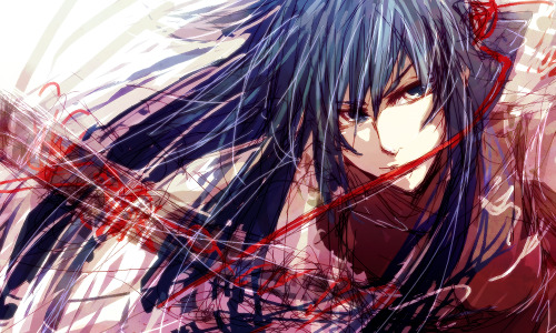 whitemagicbunny:  lupus—nocte:  Kanda Yuu by 砌@伏羲病 