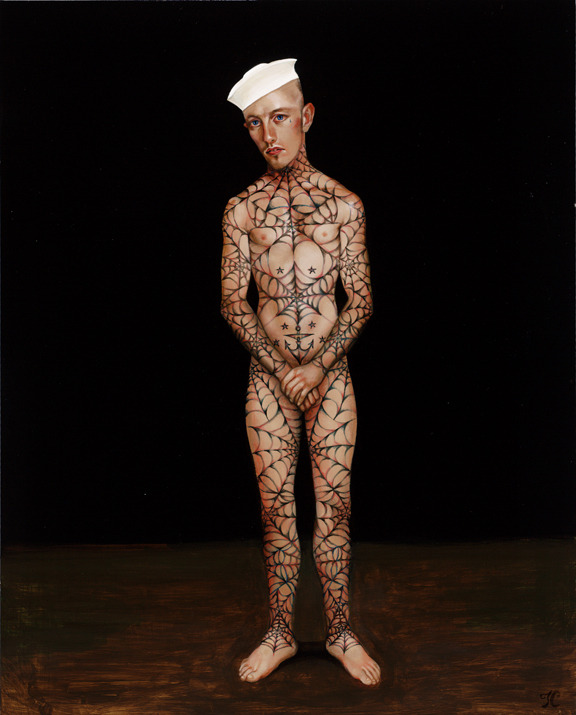 artqueer:  Timothy Cummings | From the Neverland series | 2001 | acrylic on board