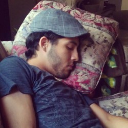 I found a sleeping Alex! (Taken with Instagram)