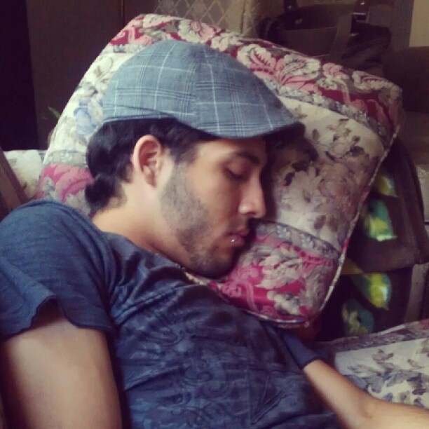 Found a wild sleeping Alex! @eyesoftheinsane243  (Taken with Instagram)