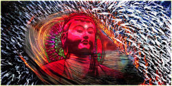 fuckyeahpsychedelics:  “Buddha Waves” by GrimeWeasel 