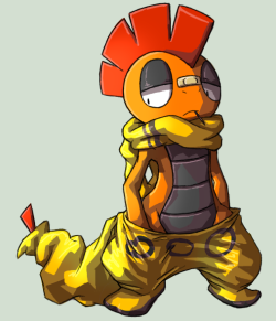 blissey-toes:  Wiz the scrafty by ~supascrag