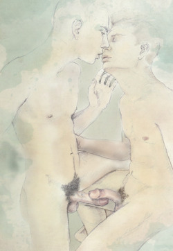 ostermaxxx:  colored pencil drawing, gay