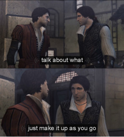 gamingtranscribed:   Ezio really has a way