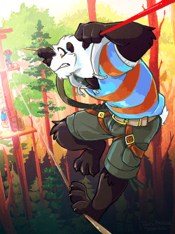 tulerarts:  Exhaustingly fun and dangerously high. Poor, poor panda. You’ll survive! ;) 