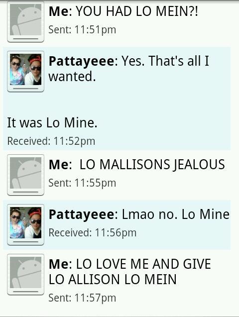 Midnight conversations with my best friend.