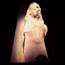 Went and saw the King Tut exhibit today :-). This is Amenhotep. He had the biggest statue in the exhibit. (Taken with Instagram)