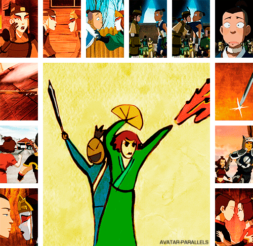 avatar-parallels:   Fan and Sword!  Happy Sukka Week! &lt;3 The middle photo
