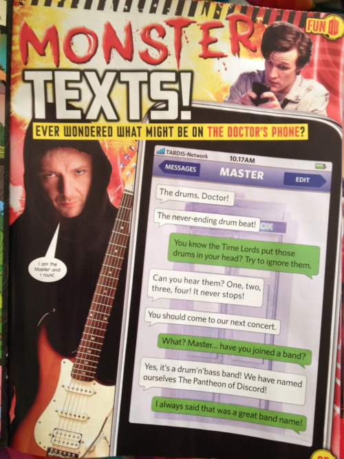 the-doctor-infinitum:  Yeah this just happened in this week’s DWA magazine.  