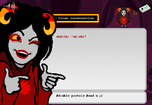 reachfortheskaia:tumblino:adriofthedead:damaramegido:aradiadelosmuertos:liemaker:Why does Aradia see