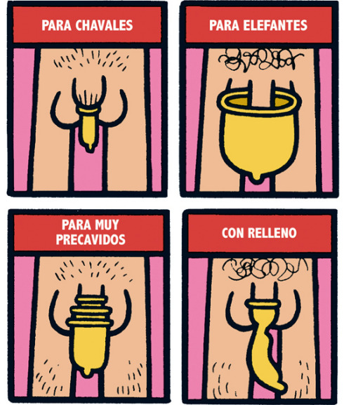 elguindilla:  24 clases de condones  Manuel Bartual en El Jueves