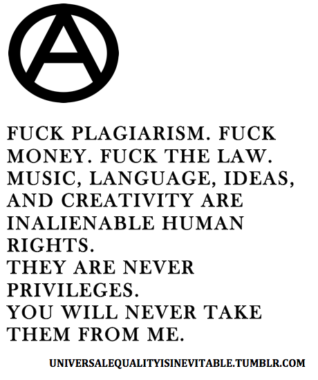 universalequalityisinevitable:  Quit pirating my human rights. Quit pirating my human