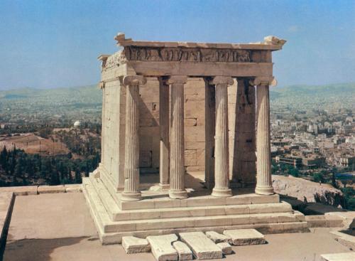 travelling-in-time:Temple of Athena Nike, in Athens, Greece.