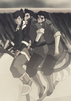 fireferretfuzzies:  thekorrarealist:  They are very close friends.     friends.    #theiR FACEs #Korra’s like ”put your fucking arms around me like a reaL MAN OR SO HELP ME I’LL KICK YOU OFF OF THIS DOG” #and Mako’s having a mini panic attack #and