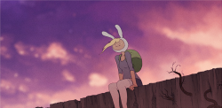 casker:  fuckyeah-kasumisty:  This art is so beautiful, I can’t handle it First you see a normal, pretty picture with Fionna and on a cliff And then it turns out she sits on a destroyed speedway and things are not so sweet anymore asdsd  so many people