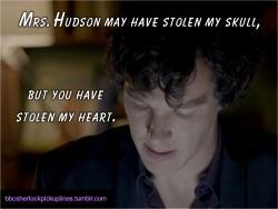 “Mrs. Hudson may have stolen my skull,