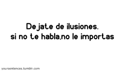 yoursentences:  triste realidad. 