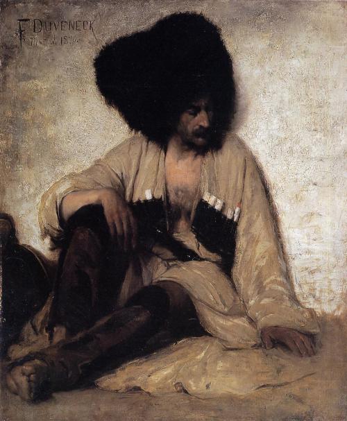 Caucasian Soldier (Frank Duveneck - 1870