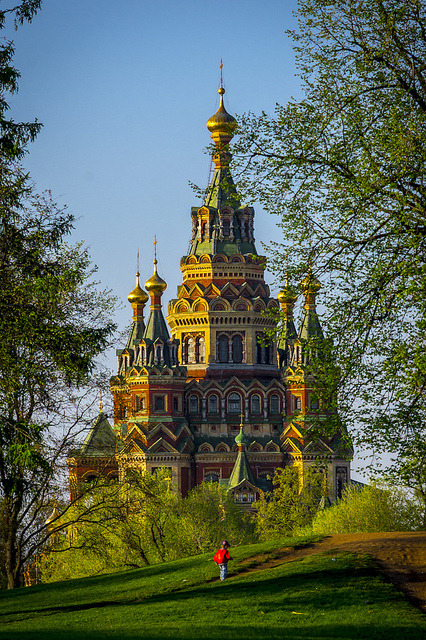 Sts. Peter’s and Paul Cathedral in Saint Petersburg, Russia (by Den Zen).