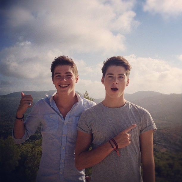 Finn Harries — Me and @jacksgap in Ibiza! (Taken with Instagram)