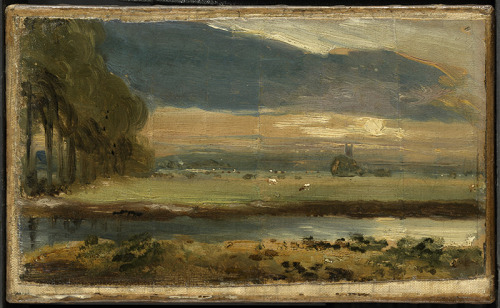 Dedham Church from FlatfordJohn Constable (British; 1776–1837) ca. 1810Oil on canvasSterling and Fra