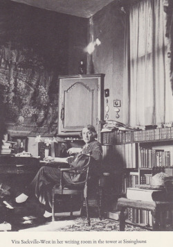 fuckyeahvirginiawoolf-blog:  Notice the picture of Virginia Woolf on her desk. The desk, nowadays, still remains unchanged and the picture unmoved. 