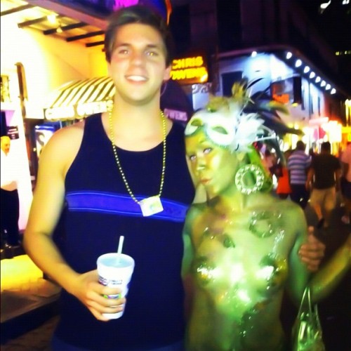 tbch:  Southern Decadence in New Orleans  Lezzz go! #bourbon #neworleans #louisiana #lesbian #gay (Taken with Instagram)