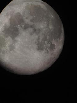 idreamimflying:  picture of the moon I took