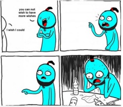 antiocial:  Genie’s dilemma.  (via imgTumble)