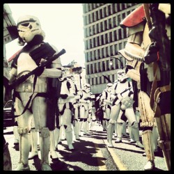 sharifweddings:  Invasion_ALL #stormtroopers #dragoncon (Taken with Instagram at Robert W. Woodruff Park)