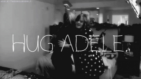 adele-uruguay:  adele-theoneandonly:  One thing that I have to do in my life: HUG ADELE.   