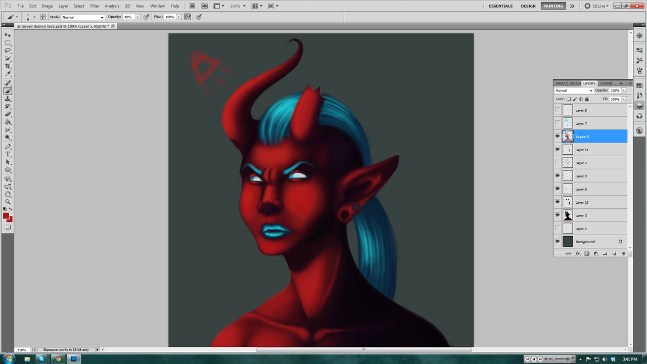 ARGHALARGHALARGH red is hard on the eyes after long periods of time. Slowly making